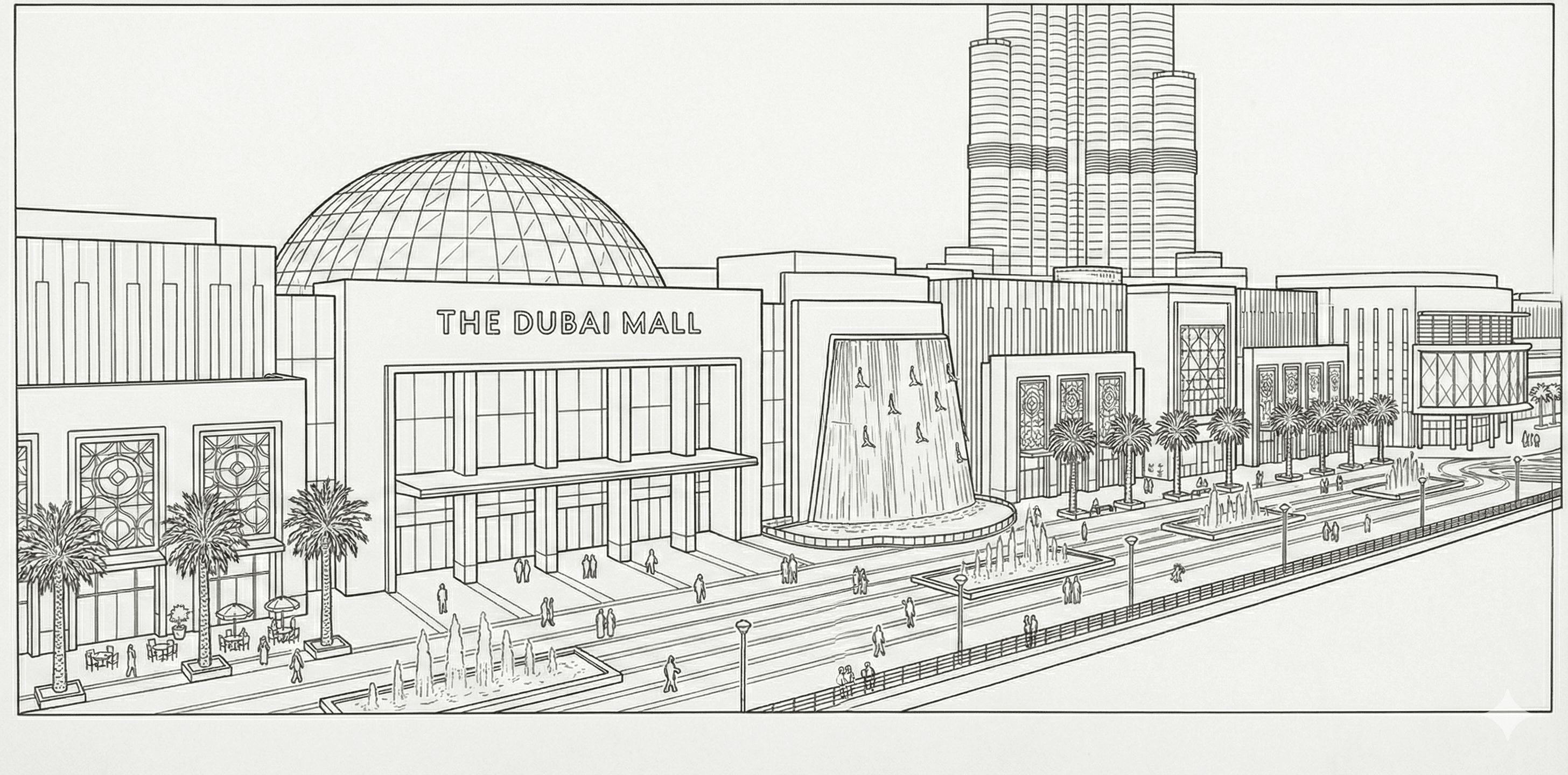 Nonstop Shuttle to Dubai Mall - Abu Dhabi Corniche to Dubai Mall Nonstop Shuttle to Dubai Mall from Abu Dhabi Corniche to Dubai Mall - Loop luxury transfer service