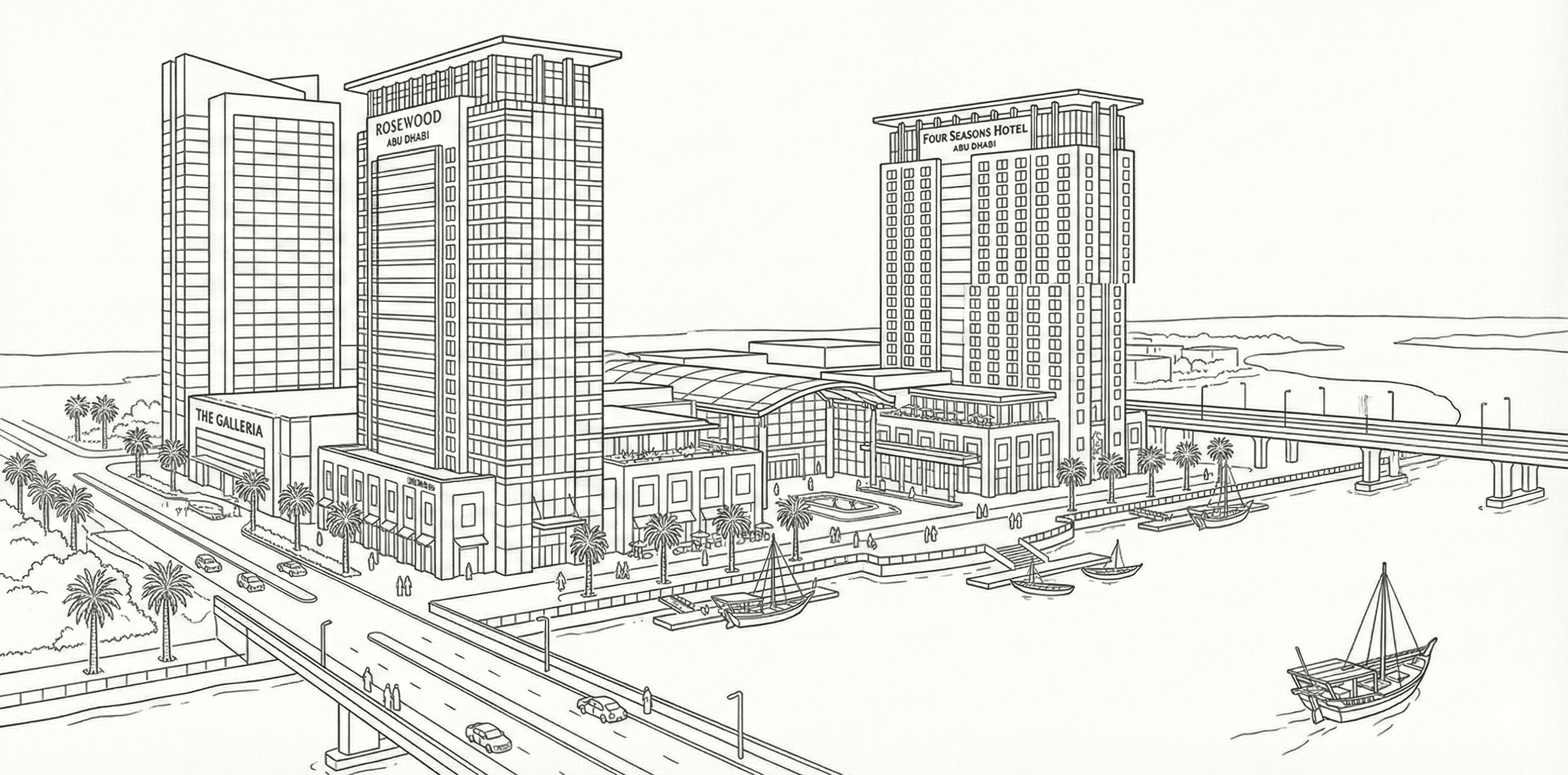 Direct Transfer to Luxury Hotels - Deira to Al Maryah Island Direct Transfer to Luxury Hotels from Deira to Al Maryah Island - Loop luxury transfer service