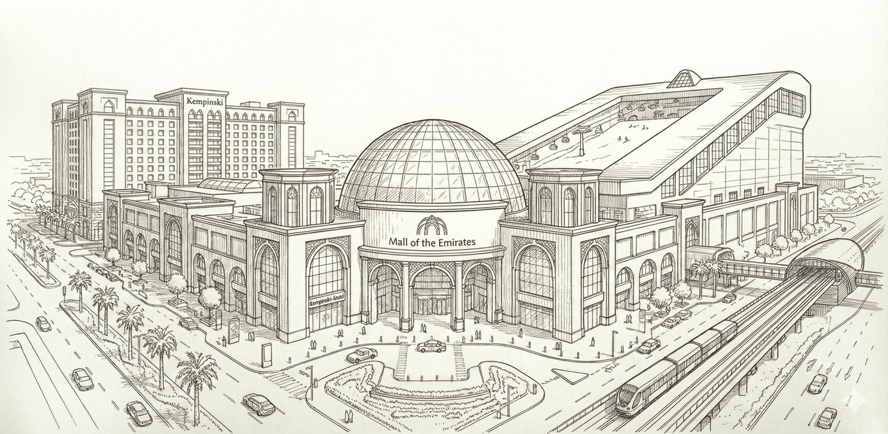 Express Ride to Mall of the Emirates - Abu Dhabi Corniche to Al Barsha Express Ride to Mall of the Emirates from Abu Dhabi Corniche to Al Barsha - Loop luxury transfer service