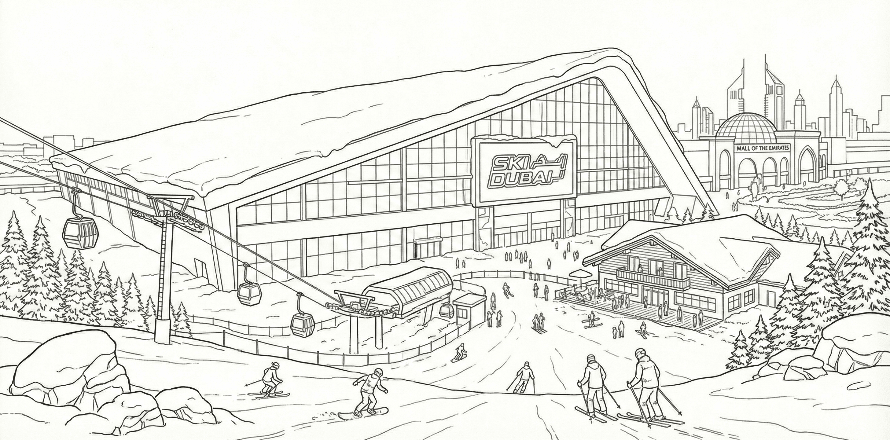 Direct Transfer to Ski Dubai - Abu Dhabi Corniche to Al Barsha Direct Transfer to Ski Dubai from Abu Dhabi Corniche to Al Barsha - Loop luxury transfer service