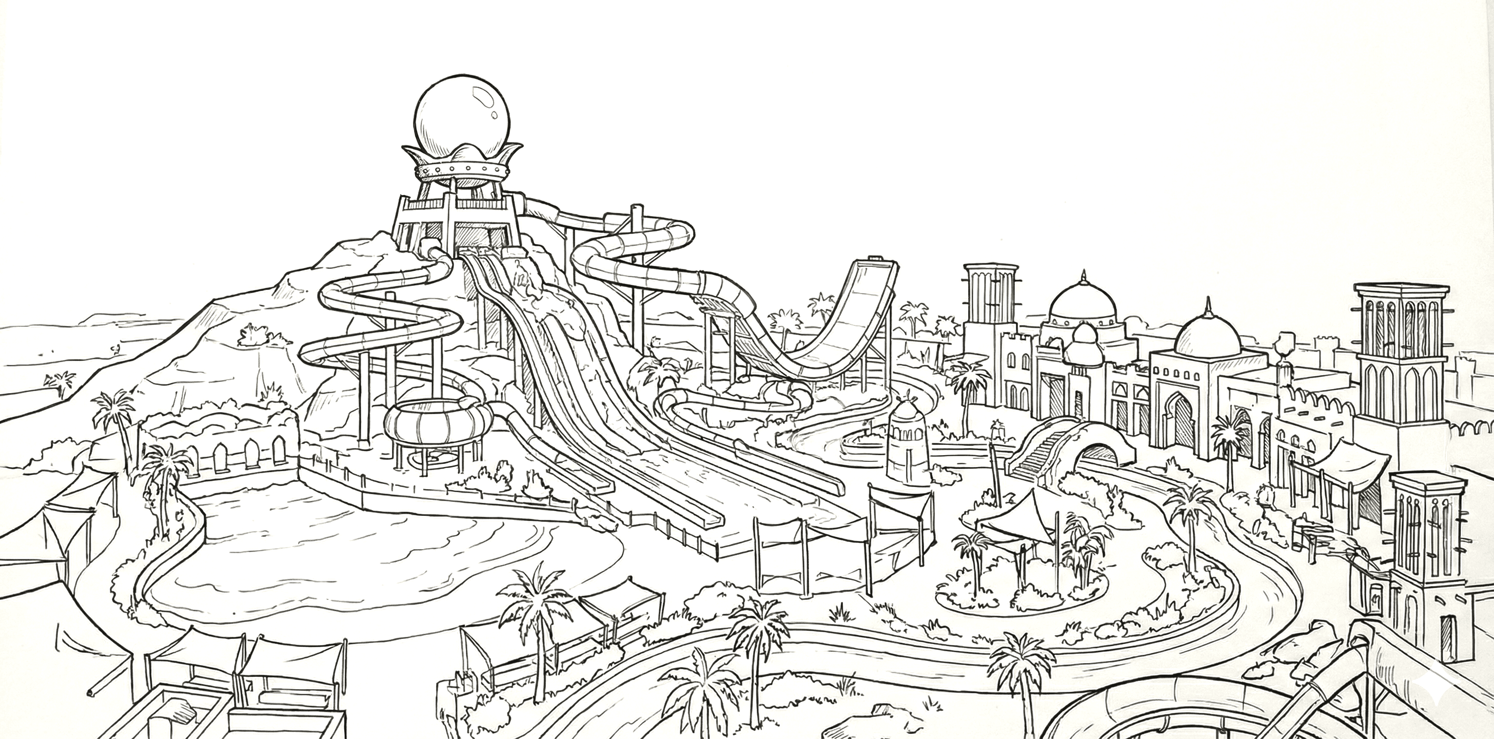 Direct Transfer to Yas Waterworld - Jumeirah Village Circle to Yas Island Direct Transfer to Yas Waterworld from Jumeirah Village Circle to Yas Island - Loop luxury transfer service